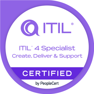 ITIL 4 Specialist Create Deliver Support